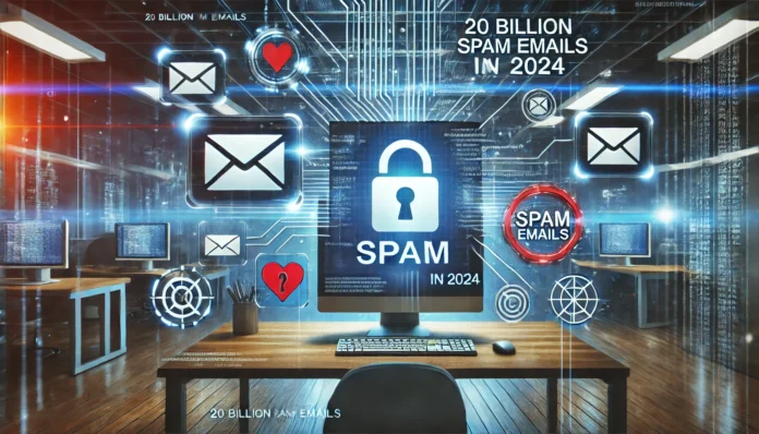 Spam lidera ameaças cibernéticas em 2024, com mais de 20 bilhões de e-mails enviados a empresas, destacando a urgência de reforçar a segurança digital.