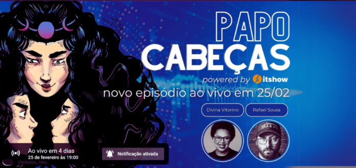 Descubra tudo sobre o Hacking Na Web Day Brasília na live Papo Cabeças powered by Itshow! Dia 25/02, às 19h, no YouTube da Hekate.