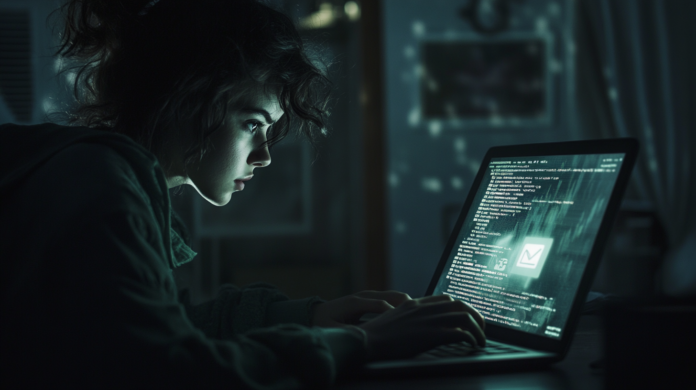 A cena destaca a importância da internet segura. Se precisar de mais ajustes, estou à disposição!