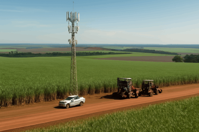 TIM e Grupo Pedra firmam parceria para expandir a cobertura 4G em mais de 1 milhão de hectares, beneficiando o agronegócio e comunidades rurais. A iniciativa melhora a conectividade nas operações agrícolas, incluindo cana-de-açúcar, soja e pecuária, e otimiza a gestão de maquinários no campo. Com a instalação de novas torres de telecomunicações, o projeto impacta mais de 37 mil pessoas, além de milhares de propriedades rurais, escolas e unidades de saúde, impulsionando a digitalização e a sustentabilidade no setor agrícola.