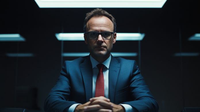 Uma cena futurista e profissional que representa o conceito de IA explicável (XAI), com um humano e um robô colaborando em um ambiente de alta tecnologia. As telas digitais exibem visualizações de dados claras e modelos de IA, destacando a transparência e o processo de tomada de decisão da IA. O design enfatiza confiança, clareza e inovação, com fluxos de dados e redes digitais fluindo ao fundo.