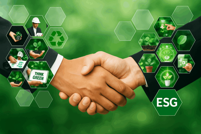 Recrutamento sustentável com foco em ESG e meio ambiente.