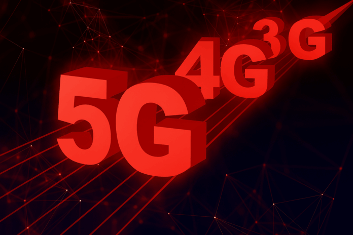 Representação visual da evolução das redes móveis com destaque para o fim do 2G.