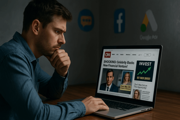 Golpe digital usa sites falsos da CNN e BBC com anúncios de investimento para enganar internautas desatentos em redes sociais e mecanismos de busca.