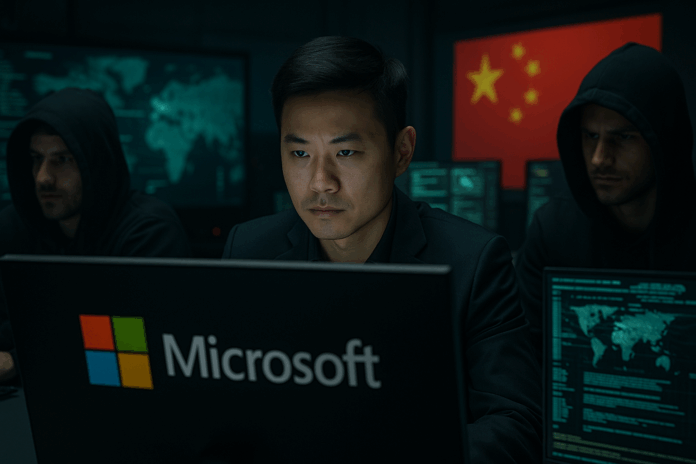 Grupos de hackers ligados à China acusados de ataques a clientes da Microsoft.