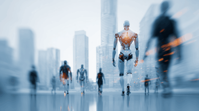 Gartner prevê a evolução das aplicações corporativas de unimodais para multimodais até 2030, conforme ilustrado no gráfico.