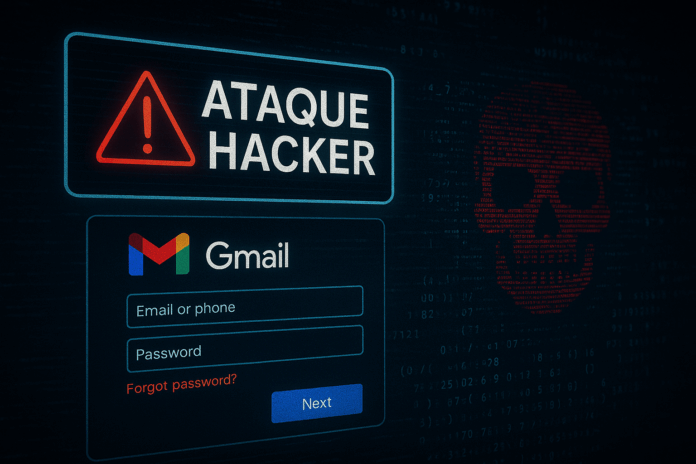 Ataque hacker expõe bilhões de usuários do Gmail em risco de phishing e invasões digitais